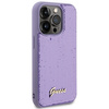 Guess Sequin Script Metal case for iPhone 15 Pro Max - purple