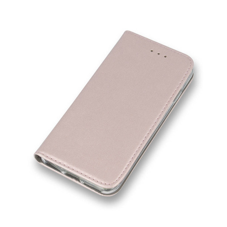 Etui Smart Magnetic do Samsung Galaxy A71 różowo-złoty