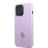 Original Case IPHONE 13 PRO MAX Guess Hardcase Saffiano 4G Small Metal Logo purple