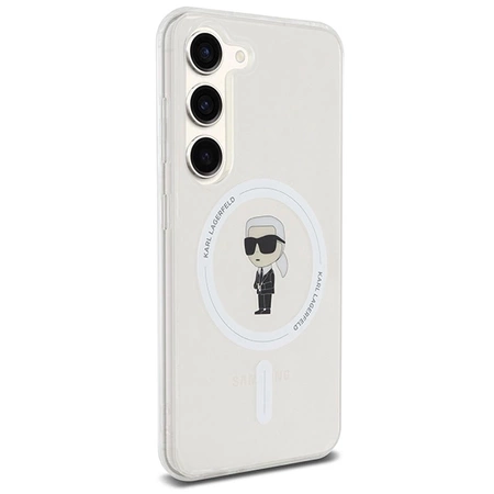 Karl Lagerfeld IML Ikonik MagSafe case for Samsung Galaxy S23 - transparent