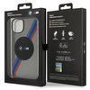 Case BMW BMHMP14SHDTK iPhone 14 6.1&quot; grey/grey Tricolor Stripes MagSafe