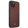 Mercedes MEHCP13MPSQRE iPhone 13 6,1" czerwony/red hardcase Leather Stars Pattern