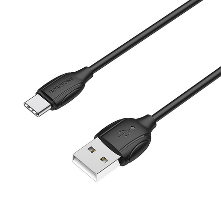 Borofone Kabel BX19 Benefit - USB na Typ C - 3A 1 metr czarny