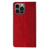 Magnet Strap Case Case for iPhone 13 Pro Max Pouch Wallet + Mini Lanyard Pendant Red