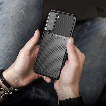 Thunder Case Hülle für Samsung Galaxy A14 5G Silikon Armor Case schwarz