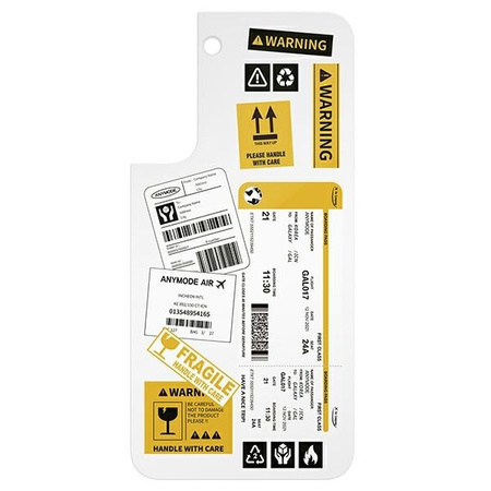 Panel Samsung GP-TOU021AMCWW do etui Frame Cover do Galaxy S22+ biały/white