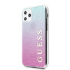 Etui Guess GUHCN65PCUGLPBL iPhone 11 Pro Max różowo-niebieski/pink blue hard case Glitter Gradient