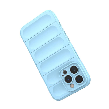 Magic Shield Case Hülle für iPhone 13 Pro flexible Panzerhülle hellblau