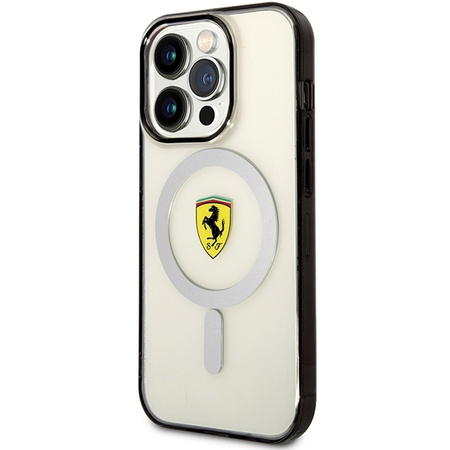 Ferrari FEHMP14XURKT iPhone 14 Pro Max 6,7" klar/transparente Hardcase Outline Magsafe