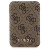 Zestaw Guess GUBPM5P15S4GEMGW iPhone 15 6.1" hardcase + Powerbank 5000mAh MagSafe brązowy/brown 4G Metal Logo