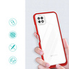 Clear 3in1 Case for Samsung Galaxy A22 5G Frame Gel Cover Red