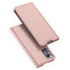 Schutzhülle XIAOMI 12 LITE mit einem Flip Dux Ducis Skin Leder hell-pink