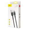 Baseus Kabel USB TYP C USB-C 2A 3M Nylonowy wytrzymały Cafule szary+czarny CATKLF-UG1