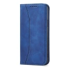 Magnet Fancy Case case for iPhone 14 Pro Max cover with flip wallet stand blue