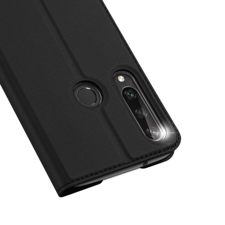 Etui HUAWEI Y6P z klapką Dux Ducis skórzane Skin Leather czarny