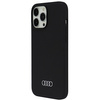 Audi Silikonhülle iPhone 13 Pro Max 6,7&quot; schwarz/schwarz Hardcase AU-LSRIP13PM-Q3/D1-BK