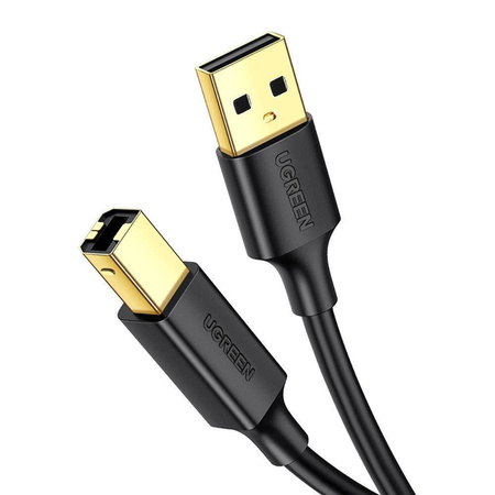 UGREEN US135 USB 2.0 A-B printer cable, gold plated 1m (black)