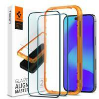 TEMPERED GLASS Spigen ALM GLASS FC 2-PACK IPHONE 14 PRO BLACK