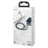 Baseus Tungsten 3w1 kabel USB - USB Typ C / Lightning / micro USB 3,5 A 1,5 m czarny (CAMLTWJ-01)