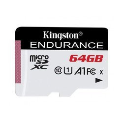 Kingston High Endurance microSDXC - Karta pamięci 64 GB A1 Class 10 UHS-I U1 95/30 MB/s