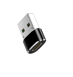 Adapter USB-C - USB czarny woreczek