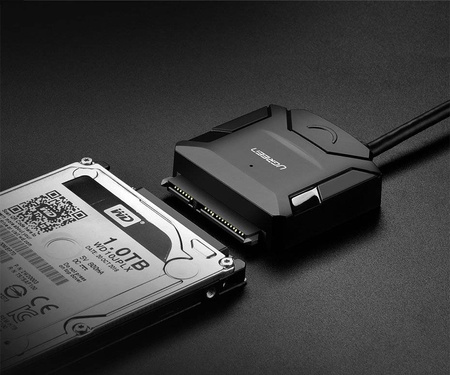 Ugreen adapter przejściówka dysku HDD SSD USB 3.0 - SATA czarny (20611)