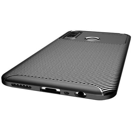 Etui HUAWEI Y6P Pancerne Shockproof Carbon Fiber czarne