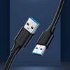 Ugreen kabel przewód USB 3.0 (męski) - USB 3.0 (męski) 2m szary (10371)