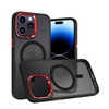 Tel Protect Magnetic Carbon Case do Iphone 13 Czarno-czerwony