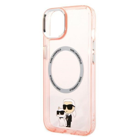 Karl Lagerfeld IML NFT Karl & Choupette MagSafe - Etui iPhone 14 (różowy)