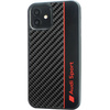 Audi Carbon Fiber Stripe iPhone 12/12 Pro 6.1" czarny/black hardcase AUS-TPUPCIP12P-R8/D1-BK