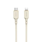 Kabel Dudao L7SCL USB-C - Lightning 30W 1m - beżowy