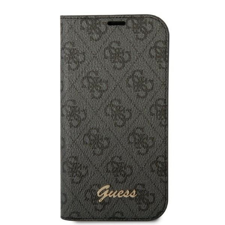 Guess 4G Metal Camera Outline Booktype Case - Etui iPhone 14 Pro Max (czarny)