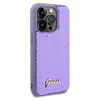 Guess Sequin Script Metal case for iPhone 14 Pro Max - purple