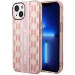 Karl Lagerfeld KLHCP14MHKLSPCP iPhone 14 Plus 6,7" hardcase różowy/pink Mono Vertical Stripe