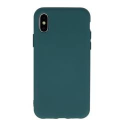 Etui XIAOMI REDMI 9C Silicone case elastyczne silikonowe ciemnozielone