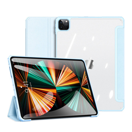 Dux Ducis Copa Hülle für iPad Pro 12.9 &#39;&#39; 2021/2020/2018 Smart Cover mit Ständer blau