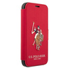 US Polo USFLBKP12LPUGFLRE iPhone 12 Pro Max 6,7" czerwony/red book Polo Embroidery Collection