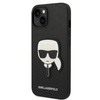 Karl Lagerfeld KLHCP14MSAPKHK iPhone 14 Plus 6,7" czarny/black hardcase Saffiano Karl`s Head Patch