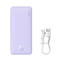 Baseus Airpow Schnelllade-Powerbank 10000 mAh 20 W Nebula Purple