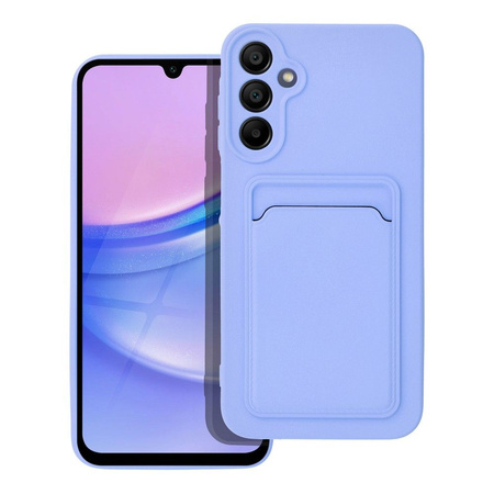 Futerał CARD CASE do SAMSUNG A15 5G fioletowy