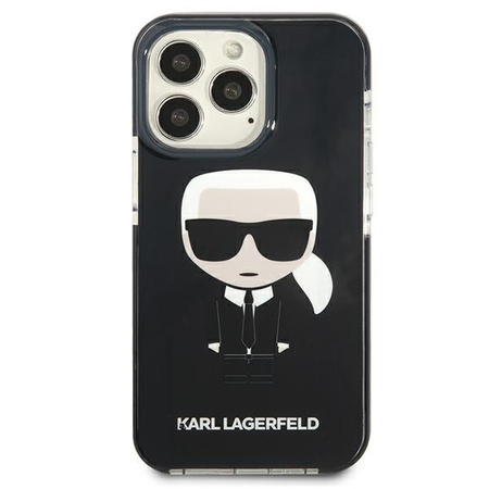 Karl Lagerfeld KLHCP13LTPEIKK iPhone 13 Pro / 13 6,1" hardcase czarny/black Iconik Karl