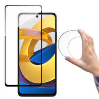 Wozinsky Full Cover Flexi Nano Glasfolie gehärtetes Glas mit Rahmen Xiaomi Poco M4 Pro 5G transparent