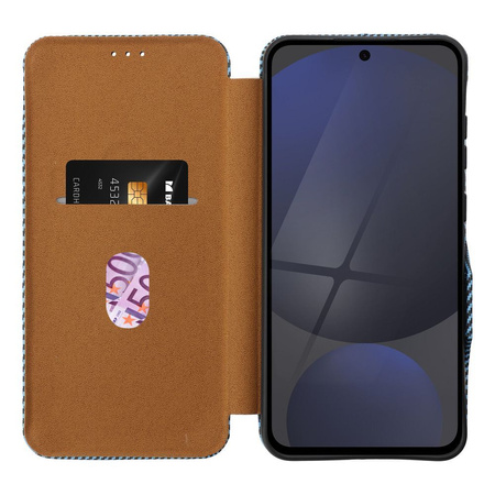 Kabura FOLIO Side Magnet do SAMSUNG A36 5G niebieski