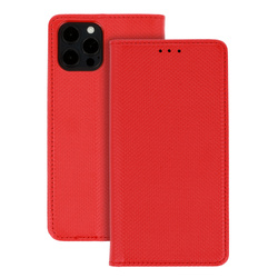 Kabura Smart Book MAGNET do XIAOMI REDMI NOTE 11 PRO/NOTE 11 PRO 5G CZERWONA