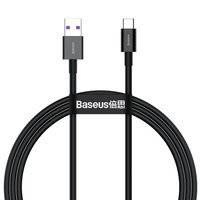 Baseus Superior kabel USB - USB Typ C 66 W (11 V / 6 A) Huawei SuperCharge SCP 1 m czarny (CATYS-01)