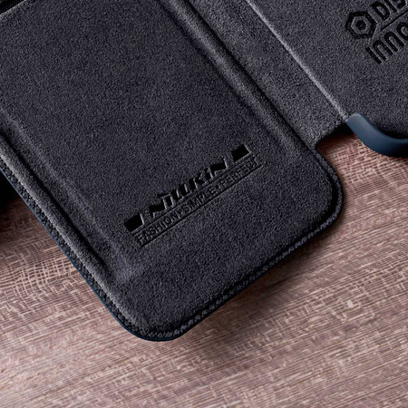 Nillkin Qin Lederholster für Samsung Galaxy A73 braun