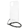 Guess nakładka do iPhone 13 6,1&quot; GUHCP13MKPSBK przeźroczysta hard case Black Pearl