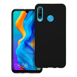 Futerał SILICONE do HUAWEI P30 Lite czarny