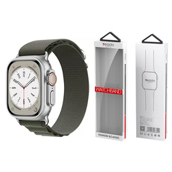 Yesido WB24 Pasek Sportowy Apple Watch Loop 38/40/41 KHAKI/CIEMNOZIELONY